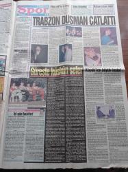 Türkiye Gazetesi - 22 Nisan 1995 -  Mahsun Kırmızıgül - Ekrem Pakdemirli İçin 4.5 Yıl Hapis İsteniyor - Yunanistan'a Avrupa Birliği Darbesi - Hayri Kozakçıoğlu -Geceler Trabzonspor'un - Güreşte Küskün Sefer - Fenerbahçe 2. Başkanı Vefa Küçük - İstanbul Büyükşehir Belediye Başkanı Recep Tayyip Erdoğan'dan Su Müjdesi - Sultanahmet Meydanına Cuma Saatinde Park Edilen Bomba Yüklü Otomobil Sarayburnu Otoparkında Patladı - Enver Ören İlim En Yüce Rütbedir - İhlas'tan Dev Eğitim Hamlesi - Süleyman Demirel'in Çocuk Sevgisi - Tanju Çolak'a Soğuk Duş