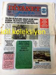 ANKARA DİYANET GAZETESİ YEREL TAŞRA BASINI ----- 15 Ocak 1977 Yıl :8 Sayı :157--İslam ülkeleri arası Kuranı Kerim  Tilaveti toplantısı Konya ve Erzurum 'da yapıldı --Kuranı Kerim 'den Öğütler --Hz Muhammed ve Eğitimi --ALLAH 'IM :H.İbrahim Sakarya --Libya Kıbrıs 'ta İslam Sitesi Kuracak ---Köy imamlarından geçmiş  yıllara ait vergiler alınmayacak --Türkler 'in  Yanındayız ---Nimete şükür gerekir --İslam Dini ve Ticaret --Nadir   Serin --Veremle Savaş :Mesut Sözen --