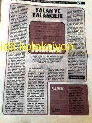 ANKARA DİYANET GAZETESİ YEREL TAŞRA BASINI ----- 15 Ocak 1977 Yıl :8 Sayı :157--İslam ülkeleri arası Kuranı Kerim  Tilaveti toplantısı Konya ve Erzurum 'da yapıldı --Kuranı Kerim 'den Öğütler --Hz Muhammed ve Eğitimi --ALLAH 'IM :H.İbrahim Sakarya --Libya Kıbrıs 'ta İslam Sitesi Kuracak ---Köy imamlarından geçmiş  yıllara ait vergiler alınmayacak --Türkler 'in  Yanındayız ---Nimete şükür gerekir --İslam Dini ve Ticaret --Nadir   Serin --Veremle Savaş :Mesut Sözen --