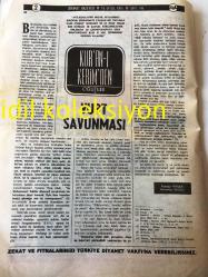 ANKARA DİYANET GAZETESİ YEREL TAŞRA BASINI ----- 15 Eylül 1976 Yıl :7 Sayı :149--Eyüp Diyanet Sitesinin Bir Bölümü Hizmete Girdi --Dini Bayramlar İman ve Amel  Bütünlüğü Aksettiren  Barış Günleridir --Yurt Savunması :Feyyaz Yaşar :Gaziantep Müftüsü  --Alış veriş yemin :Osman Cilacı ---Merhum Hafız Ali Üsküdarlı  Hoca 'nın Ardından  :İbrahim Özdemir --Avrupa 'ya 93 din  görevlisi  gönderildi --İzmir Fuarı 'nda  açılan  başkanlık  yayınları satış merkezimiz  büyük ilgi  görüyor --Kadir  Gecesi --