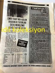 ANKARA DİYANET GAZETESİ YEREL TAŞRA BASINI ----- 15 Eylül 1976 Yıl :7 Sayı :149--Eyüp Diyanet Sitesinin Bir Bölümü Hizmete Girdi --Dini Bayramlar İman ve Amel  Bütünlüğü Aksettiren  Barış Günleridir --Yurt Savunması :Feyyaz Yaşar :Gaziantep Müftüsü  --Alış veriş yemin :Osman Cilacı ---Merhum Hafız Ali Üsküdarlı  Hoca 'nın Ardından  :İbrahim Özdemir --Avrupa 'ya 93 din  görevlisi  gönderildi --İzmir Fuarı 'nda  açılan  başkanlık  yayınları satış merkezimiz  büyük ilgi  görüyor --Kadir  Gecesi --
