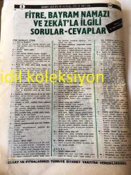 ANKARA DİYANET GAZETESİ YEREL TAŞRA BASINI ----- 15 Eylül 1976 Yıl :7 Sayı :149--Eyüp Diyanet Sitesinin Bir Bölümü Hizmete Girdi --Dini Bayramlar İman ve Amel  Bütünlüğü Aksettiren  Barış Günleridir --Yurt Savunması :Feyyaz Yaşar :Gaziantep Müftüsü  --Alış veriş yemin :Osman Cilacı ---Merhum Hafız Ali Üsküdarlı  Hoca 'nın Ardından  :İbrahim Özdemir --Avrupa 'ya 93 din  görevlisi  gönderildi --İzmir Fuarı 'nda  açılan  başkanlık  yayınları satış merkezimiz  büyük ilgi  görüyor --Kadir  Gecesi --