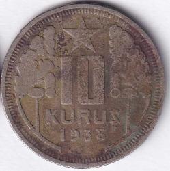 10 KURUŞ, 1938 ÇT