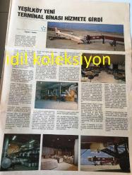 İSTANBUL BİZİM DÜNYAMIZ GAZETESİ YEREL  TAŞRA BASINI ---  Ekim 1983 Sayı :17--Cumhurbaşkanı Kenan Evren Yeşilköy Yeni Terminal Binasını Hizmete Açıldı --Yapımı ALARKO  Tarafından Gerçekleştiren  Yaya Üst Geçidi Açıldı --Türkiye de Elektronik  Sanayinin  Gelişmesi :Ersin Özpamir --Yeşilköy Yeni  Terminal Binası  Hizmete Girdi --Etibank -Elazığ Ferrokrom İşletmesi Su Tesisleri  Alsim Tarafından Taahhüt Edildi ---Toz Kömürü Yakma Sistemleri  --ALTRON  ,Yetkili Servis Toplantıları Yapıldı --
