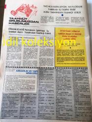 İSTANBUL BİZİM DÜNYAMIZ GAZETESİ YEREL  TAŞRA BASINI ---  Ekim 1983 Sayı :17--Cumhurbaşkanı Kenan Evren Yeşilköy Yeni Terminal Binasını Hizmete Açıldı --Yapımı ALARKO  Tarafından Gerçekleştiren  Yaya Üst Geçidi Açıldı --Türkiye de Elektronik  Sanayinin  Gelişmesi :Ersin Özpamir --Yeşilköy Yeni  Terminal Binası  Hizmete Girdi --Etibank -Elazığ Ferrokrom İşletmesi Su Tesisleri  Alsim Tarafından Taahhüt Edildi ---Toz Kömürü Yakma Sistemleri  --ALTRON  ,Yetkili Servis Toplantıları Yapıldı --