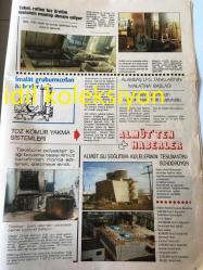 İSTANBUL BİZİM DÜNYAMIZ GAZETESİ YEREL  TAŞRA BASINI ---  Ekim 1983 Sayı :17--Cumhurbaşkanı Kenan Evren Yeşilköy Yeni Terminal Binasını Hizmete Açıldı --Yapımı ALARKO  Tarafından Gerçekleştiren  Yaya Üst Geçidi Açıldı --Türkiye de Elektronik  Sanayinin  Gelişmesi :Ersin Özpamir --Yeşilköy Yeni  Terminal Binası  Hizmete Girdi --Etibank -Elazığ Ferrokrom İşletmesi Su Tesisleri  Alsim Tarafından Taahhüt Edildi ---Toz Kömürü Yakma Sistemleri  --ALTRON  ,Yetkili Servis Toplantıları Yapıldı --