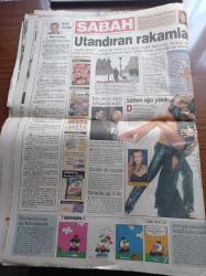 Sabah Gazetesi - 12 Mart 1999 - Tribünlerden Süleyman Seba'ya İstifa Çağrısı - Hasan Şaş'da Doping - Başsavcı Vural Savaş'dan Fazilet Partisi'ne Gözaltı - Necmettin Erbakan Fazilet Partisini Uzaktan Mı Yönetiyor - Organ Bağışı - Sedat Şahin Çetesinin 12 Adamı Yakalandı - Hillary Clinton Bill Clinton İle Aynı Yatağa Girmem