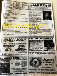 BALIKKESİR KARDEŞ TARAFSIZ SİYASİ GAZETE  YEREL TAŞRA BASINI ----16 Ocak 2019 Sayı :1954--Bez Torba ve File Zorunlu Hale Geliyor --Susurluklular Vakfı Aşevi Yeni Yerine Taşındı --Hasan Erbaş Balıklıdere Muhtar Adayı -Susurluk Belediyesi Eski ile Yeni Köprünün Farkı Ortaya Çıktı --Eşref Kalaycı --Ali Bozoğlu Aday Adaylığını  Açıkladı --Hakan Semizel CHP 'den Aday Adayı ---