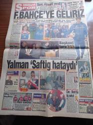 Milliyet Gazetesi - 24 Mart 1995 - Fenerbahçe'den TBMM Başkanı Hüsamettin Cindoruk'a Ziyaret - Galatasaray Başkanı Alp Yalman  Saftig Hataydı - Hamza Hamzaoğlu - Efes Pilsen Düşüşte - Trabzonspor'da Nikâh Yasağı - Irak'a Müdahalede Turgut Özal'la Ters Düşen Eski Genelkurmay Başkanı Necip Torumtay Bugün Yapılan Meşru Müdafaa Dedi - Ülkücü Sedat Şahin Telkinde Bulundu İshak Benlioğlu 56 Yaşında Sünnet Oldu- Cavit Çağlar - Altan Öymen