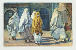 FAS MARAKEŞ PEÇELİ KADINLAR KARTPOSTALI...