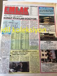 İSTANBUL EMLAK GAZETESİ YEREL TAŞRA BASINI ---30 Nisan 1988 Yıl :1 --Harç bitti ,yapı paydos  konut fiyatları düşüyor ---Mimar Sinan Ölümünün 400. Yılında Edirne 'de Anıldı ---Koruma önce kollektif bilinci  sorunudur --Selami Arpacı --Mustafa Sipahi --Konfeksiyonculuktan İnşaatçılığa --:Firma yetkili  :Fikret Satıcı --