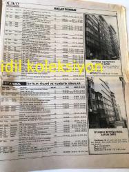 İSTANBUL EMLAK GAZETESİ YEREL TAŞRA BASINI ---30 Nisan 1988 Yıl :1 --Harç bitti ,yapı paydos  konut fiyatları düşüyor ---Mimar Sinan Ölümünün 400. Yılında Edirne 'de Anıldı ---Koruma önce kollektif bilinci  sorunudur --Selami Arpacı --Mustafa Sipahi --Konfeksiyonculuktan İnşaatçılığa --:Firma yetkili  :Fikret Satıcı --