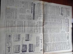 Milliyet Gazetesi - 9 Haziran 1965 - Güreşte Sırrı Acar Üçüncü Oldu - Fenerbahçe Beşiktaş Gece Oynayacak - Bülent Ecevit Köşe Yazısı - Başbakan Hayri Ürgüplü Seçim Dönüm Noktası Olacak - Maraş Valisi Kemalettin Koray - Kızılay Olaylarına Karışan 10 Genç Adliyede - İsmet İnönü Petrol Kalkınma Problemidir - Amerika Üç Yıla Kadar Aya İnsan Gönderebilece