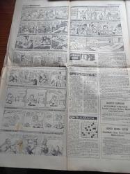 Milliyet Gazetesi - 9 Haziran 1965 - Güreşte Sırrı Acar Üçüncü Oldu - Fenerbahçe Beşiktaş Gece Oynayacak - Bülent Ecevit Köşe Yazısı - Başbakan Hayri Ürgüplü Seçim Dönüm Noktası Olacak - Maraş Valisi Kemalettin Koray - Kızılay Olaylarına Karışan 10 Genç Adliyede - İsmet İnönü Petrol Kalkınma Problemidir - Amerika Üç Yıla Kadar Aya İnsan Gönderebilece
