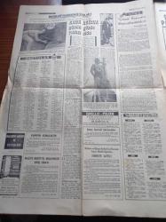 Milliyet Gazetesi - 9 Haziran 1965 - Güreşte Sırrı Acar Üçüncü Oldu - Fenerbahçe Beşiktaş Gece Oynayacak - Bülent Ecevit Köşe Yazısı - Başbakan Hayri Ürgüplü Seçim Dönüm Noktası Olacak - Maraş Valisi Kemalettin Koray - Kızılay Olaylarına Karışan 10 Genç Adliyede - İsmet İnönü Petrol Kalkınma Problemidir - Amerika Üç Yıla Kadar Aya İnsan Gönderebilece