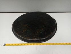 Antika Nadir Kalem İşçilikli Osmanlı Bronz Tepsi