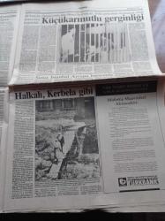 Güneş Gazetesi - 27 Temmuz 1990 - Carl Lewis'ten İlk Altın Madalya - Fenerbahçe'de Guus Hiddink Keyfi - Mustafa Denizli - Aleviler Abdal Musa'da Yazı Dizisi - Halkalı Kerbela Gibi - Küçükarmutlu'da Gerginlik - TV Savaşı Kulüplere Yaradı - Babalarla Sarmaş Dolaş Bir Bakan Abdulkadir Aksu - Behçet Cantürk - Julio Iglesias İzmir'de - 6 PKK'lı Çatışmada Öldürüldü