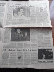 Güneş Gazetesi - 27 Temmuz 1990 - Carl Lewis'ten İlk Altın Madalya - Fenerbahçe'de Guus Hiddink Keyfi - Mustafa Denizli - Aleviler Abdal Musa'da Yazı Dizisi - Halkalı Kerbela Gibi - Küçükarmutlu'da Gerginlik - TV Savaşı Kulüplere Yaradı - Babalarla Sarmaş Dolaş Bir Bakan Abdulkadir Aksu - Behçet Cantürk - Julio Iglesias İzmir'de - 6 PKK'lı Çatışmada Öldürüldü