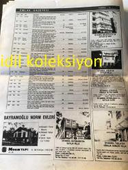 İSTANBUL EMLAK GAZETESİ YEREL TAŞRA BASINI ---Eylül 1989 Yıl :2 Sayı :43--Normlara uygun malzeme ile üretilen konutları satanda  alanda rahat ediyor --Yeni açılacak toplu konut  kredilerinin  verilmesi uzuyor :Mahmut Arslan --Suyun  en sağlıklı iletimi serüveninde filitrasyonun önemi  -----Şirketler piyasaya bol miktarda emlak sürüyor --Kooperatifçilikte  şimdi güvene dayalı yeni bir dönem başlıyor  --