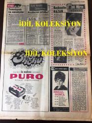 ZEKİ MÜREN KÖŞESİ, ', 27 KASIM 1969 HAFTA SONU GAZETESİ, İÇ SAYFALARI, 6 SAYFA, MÜREN CÜNEYT GÖKÇER'İ SEYRETTİ, Erkut Taçkın,Ömür Göksel,Mahmut Coşkunses,Selma Dinç,Genç Osman,Yaşar Özel,Berkant,Vehbi Turan,Moğollar,Göksel Arsoy,Türkan Şoray,Ayfer Feray,Murat Soydan,ERHAL GONCA, PURO TUVALET SABUNLARI REKLAMI, VIRNA LISI SON FİLMİ, TONY CURTIS, RICHARD BURTON, BRIGITTE BARDOT, MICHELE MERCIER, ESEN PÜSKÜLLÜ, MESUT AYTUNCA, VOG KÜLOTLU ÇORAPLARI, MURAT SOYDAN, EROL BÜYÜKBURÇ BERDUŞ FİLMİ,