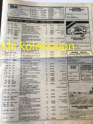 İSTANBUL EMLAK GAZETESİ YEREL TAŞRA BASINI ---31 Mart 1989 -Tarlabaşı bulvarı açıldı --Turyap lokali açıldı --Bedrettin Dalan :Tarbaşı da kurdeleyi  keserken --Emlakın değeri   bakkala ,manava  sorularak  öğreniliyor --Yarın Isınmanın yeni adı tabandan ısıtma sistemi olacak --Macit Aker Karısını  Fena Halde Dövdü  --Sigara Kelliğe Çare Değil --