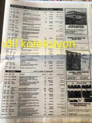 İSTANBUL EMLAK GAZETESİ YEREL TAŞRA BASINI ---31 Mart 1989 -Tarlabaşı bulvarı açıldı --Turyap lokali açıldı --Bedrettin Dalan :Tarbaşı da kurdeleyi  keserken --Emlakın değeri   bakkala ,manava  sorularak  öğreniliyor --Yarın Isınmanın yeni adı tabandan ısıtma sistemi olacak --Macit Aker Karısını  Fena Halde Dövdü  --Sigara Kelliğe Çare Değil --