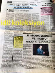 İSTANBUL EMLAK GAZETESİ YEREL TAŞRA BASINI ---31 Mart 1989 -Tarlabaşı bulvarı açıldı --Turyap lokali açıldı --Bedrettin Dalan :Tarbaşı da kurdeleyi  keserken --Emlakın değeri   bakkala ,manava  sorularak  öğreniliyor --Yarın Isınmanın yeni adı tabandan ısıtma sistemi olacak --Macit Aker Karısını  Fena Halde Dövdü  --Sigara Kelliğe Çare Değil --