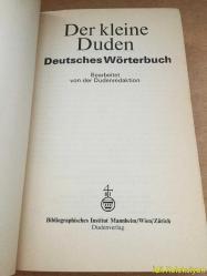 Der kleine Duden - Deutsches Wörterbuch - Bibliographisches İnstitut / Duden Verlag - Almanca Kitap (Küçük Düden - Almanca Sözlük)