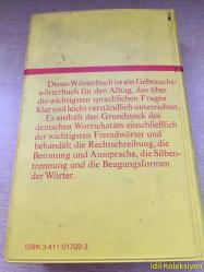 Der kleine Duden - Deutsches Wörterbuch - Bibliographisches İnstitut / Duden Verlag - Almanca Kitap (Küçük Düden - Almanca Sözlük)