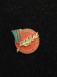 R65----FRANSA SPOR FESTİVALİ ROZETİ--YAKA İĞNESİ