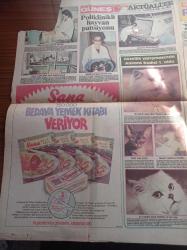 Güneş Gazetesi - 4 Kasım 1982 - Kaçak Türk Teröristler Köln Başkonsolosluğunu İşgal Ederek Bazı Görevlileri Rehin Aldılar - Kenan Evren Ordu Kışlaya Dönüş Hazırlığını Tamamladı - Emel Sayın 45 Saniyelik Film İçin 2 Saat Poz Verdi - Serdar Çelebi Almanya'da Yakalandı - Los Angeles Olimpiyatı - Galatasaray Avusturya Vien'i Yendi - Mamikler Köyünde Çok Kıymetli Evliya Var Milli Takımı Oraya da Götürün