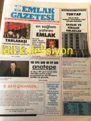 İSTANBUL EMLAK GAZETESİ YEREL TAŞRA BASINI ----30 Kasım 1987 Yıl :1 Sayı :6--Tarlabaşı Caddesi Bulvar Oluyor -- En Sağlam Yatırım Emlak :Prof . Dr .Mehmet Oluç --21. Yüzyıla Doğru Plazalar -Aysıt  Gençyılmaz--Ayhan Yılmaz :Gazeteci --Doktorlar ,Avukatlar ,İktisatçılar Holdingler ve Şirketlere Bursa da ---Beşiktaş Turyap  :Emlak  pazarlamasında kadınlar ordusu kurmayı  hedefliyoruz --