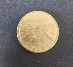 1988 Avustralya Hatıra 5 Dolar - Özel Darphane Kılıfı ve Sertifikalı