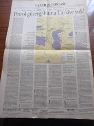 Pazar Postası Gazetesi - 12 Mart 1994 - Fikret Bila - Sami Kohen - Çirkin Ama Çekici Gerard Depardieu - Kazakistan ABD Gizli Petrol Yolu Haritası - Eyüp Aşık ANAP TBMM Grup Başkanı - Zülfü Livaneli - İlhan Kesici - Muhafazakarlar Neden Refah Partisi'ne Karşı - Hazine Meteliğe Kurşun Atıyor - Müslümanlar Ve Demokrasi - Türkiye'de Caz