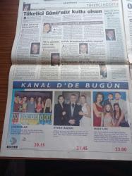 Milliyet Gazetesi - 15 Mart 2000 -  Elvir Boliç Malaga İle Anlaştı - Daum - Fatih Terim - Necmettin Erbakan'a 312 Vizesi Yok - Türkiye'ye Girmesi Yasak PKK'lı Lord Eric Lubbock - İçişleri Bakanı Sadettin Tantan - Marmara Derneğinden Geçecek Yüzer Yol Projesi - Ahmet Vefik Alp - Adalet Bakanı Hikmet Sami Türk -  Özbekistan Nurculara Ceza Verdi - Greenpeace Shell - Louvre'da hat Sergisi - En Sinsi Kanser Bağırsakta