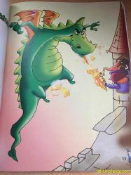 A Folk Tale The Cracow Dragon - Jenny Dooley - Express Publishing - Stage 3 - İngilizce Kitap (Bir Halk Hikayesi Krakov Ejderhası) Üzeri Yazılı Kısımları Mevcut