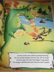 A Folk Tale The Cracow Dragon - Jenny Dooley - Express Publishing - Stage 3 - İngilizce Kitap (Bir Halk Hikayesi Krakov Ejderhası) Üzeri Yazılı Kısımları Mevcut