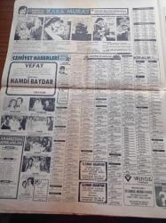 Günaydın Gazetesi - 3 Eylül 1974 - Serbest Güreş Milli Takımımız Dünya Üçüncüsü - Fenerbahçe Romen Milli Takımı İle Karşılaşacak - Tanju Okan Çarptığı Faytonda Ölen Atı Sahibinden Satın Aldı - Kıbrıs'ta Rum Vahşeti Birleşmiş Milletler Askerlerini Bile Dehşet İçinde Bıraktı - Başbakan Bülent Ecevit Kıbrıs'da Zulmü Yendik Türkiye'de de Yoksulluğu Yeneceğiz - Necmettin Erbakan Fantom Pilotu Oldu - Jim Maykıl Felaket Meleği - Kara Murat Fatih'in Fedaisi - Kanserden En Fazla Kadınlar Ölüyor