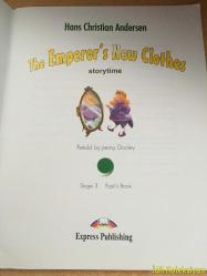 The Emperor's New Clothes - Hans Christian Andersen - Jenny Dooley - Express Publishing - Stage 3 - İngilizce Kitap (İmparatorun Yeni Giysileri) Üzeri Yazılı Kısımları Mevcut