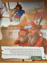 The Emperor's New Clothes - Hans Christian Andersen - Jenny Dooley - Express Publishing - Stage 3 - İngilizce Kitap (İmparatorun Yeni Giysileri) Üzeri Yazılı Kısımları Mevcut