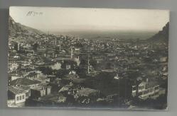 ESKİ GÜNLERDE AFYON ŞEHRİ / EVLER VE BOL MİKTARDA CAMİİ FOTOKARTI...