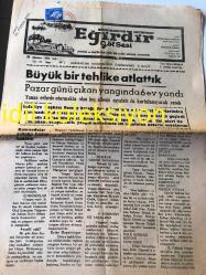 ISPARTA EĞİRDİR GÖL   SESİ  GAZETESİ YEREL TAŞRA BASINI ---28 Ağustos 1973 Yıl :21 Sayı :4971--Büyük bir tehlike atlattık --Etem Kartal -Lahana Turşusu Nasıl Yapılır ?--Üretme istasyonu ve ziraat  meslek  okulu müdürlüğünden