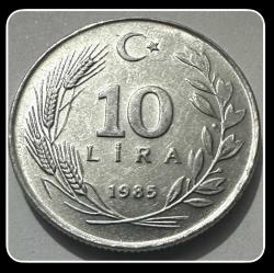 1985- 10 LİRA (ÇİL) Alüminyum (TCM985)