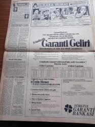 Günaydın Gazetesi - 3 Nisan 1982 - İmparator Beckenbauer'in Futbol Hayatı Bitti - İki Ezeli Rakip Fenerbahçe Galatasaray Kupada Karşı Karşıya - Eurovision Bu Binada Yapılacak - Turgut Özal'ın Kızı Zeynep Japon Mucizesi Yaratacağımıza İnanıyorum - Türkiye'ye Renkli Televizyon Ve Video Akımı var - Reagan Yönetimi Kenan Evren'e Tam Güven Duyuyor - Yedisi Gümrükçü 27 Kişi Tutuklandı