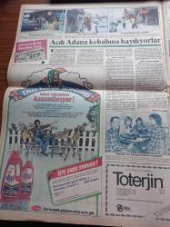 Günaydın Gazetesi - 13 Nisan 1982 - Danimarka Basketbol Federasyonu Başkanı Erman Kunter'i Elimizde Tutmak İçin Öldürmemiz Gerekiyordu - Futbolcu Engin Verel'in Çocuğu Oldu - Danışma Meclisi Üyeleri Eşref Akıncı Ve Beşir Hamitoğulları - Bülent Ecevit'in Gözaltı Durumu Devam Ediyor - Bülent Ersoy'un 7 Aya Kadar Hapsi İsteniyor - CHP'li Profesör Turan Güneş İçin Bugün Ankara'da Yarın Da İstanbul'da Tören Yapılacak - İngiliz Donanması Hız Kesti - Türkücü Nazan Balkır Aynı Kocadan Üçüncü Defa Boşanıyor