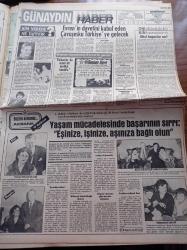 Günaydın Gazetesi - 9 Nisan 1982 - Dünyada İlk Defa Bir Savaş TV'den Naklen Verilecek - Fenerbahçe Futbolcuları Teknik Direktör Rausch'un Kalmasını İstiyor - Trabzonspor Teknik Direktörü Ahmet Suat Özyazıcı - Ermeni Terörüne Bir Kurban Daha Ottowa Büyükelçilik Ticaret Müşaviri Kani Güngör Ağır Yaralandı - Kenan Evren Romanya'dan Yurda Döndü - İçişleri Bakanı Selahattin Çetiner - 681 Polis Meslekten İhraç Edildi