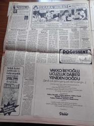 Günaydın Gazetesi - 9 Nisan 1982 - Dünyada İlk Defa Bir Savaş TV'den Naklen Verilecek - Fenerbahçe Futbolcuları Teknik Direktör Rausch'un Kalmasını İstiyor - Trabzonspor Teknik Direktörü Ahmet Suat Özyazıcı - Ermeni Terörüne Bir Kurban Daha Ottowa Büyükelçilik Ticaret Müşaviri Kani Güngör Ağır Yaralandı - Kenan Evren Romanya'dan Yurda Döndü - İçişleri Bakanı Selahattin Çetiner - 681 Polis Meslekten İhraç Edildi
