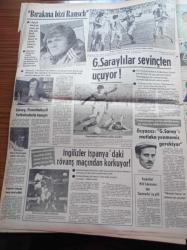 Günaydın Gazetesi - 9 Nisan 1982 - Dünyada İlk Defa Bir Savaş TV'den Naklen Verilecek - Fenerbahçe Futbolcuları Teknik Direktör Rausch'un Kalmasını İstiyor - Trabzonspor Teknik Direktörü Ahmet Suat Özyazıcı - Ermeni Terörüne Bir Kurban Daha Ottowa Büyükelçilik Ticaret Müşaviri Kani Güngör Ağır Yaralandı - Kenan Evren Romanya'dan Yurda Döndü - İçişleri Bakanı Selahattin Çetiner - 681 Polis Meslekten İhraç Edildi