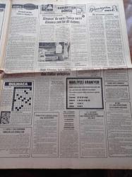 Günaydın Gazetesi - 28 Ağustos 1977 - Dil Kuşa Tiyatrosu - Zihni Göktay - Fenerbahçe Lige 2 Puan İle Başladı - Türkiye Gokart Şampiyonası Başlıyor - Mayın Tarlasında Petrol Bulundu - İçişleri Bakanı Korkut Özal Polisin Silahını Hiç Beğenmedi - Sovyetler Türkiye'de Komünist Parti Kurulmasını İstedi - İzmit'in Ünlü Çene Suyu'nu Suudi Arabistan'a İhraç Edeceğiz