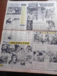 Günaydın Gazetesi - 13 Ağustos 1976 - Yeşilköy'de Sabaha Kadar Ceset Ve Yaralı Taşındı - Sorguya Çekilen İki Arap Gerilla İsrail'den Uganda Baskınının Öcünü Almak İstedik Dedi - Cezaevinden Çıkan Lale Oraloğlu'nu Sadece Mahallenin Çocukları Karşıladı - Bağdat Caddesi'ni Boğaz Köprüsü'ne Bağlayan Yol Tamamlamak Üzere - Taksim'in İki Yeni Gökdeleni - Rusların Altın Kızı Ludmilla Truşeva Profesör Oluyor - Carlos Manzon Çıplaklar Kampında - Kamuran Akkor - Lale Belkıs - Yeliz - Serap Mutlu Akbulut